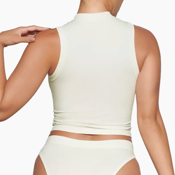 Skims Bone Mockneck Tank - Picture 3 of 5